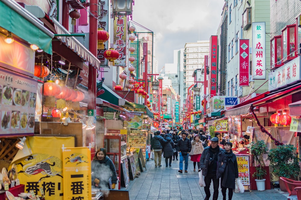 The glowing red lanterns of China Town in Kobe create a stunning backdrop for our Japan Language study tours for teenagers, making for an unforgettable experience.