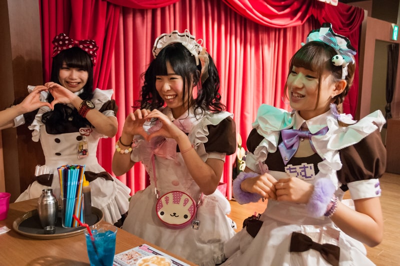 A highlight of our Japan Language study tours for teenagers is enjoying cute and creative treats at a Maid Cafe in Tokyo.